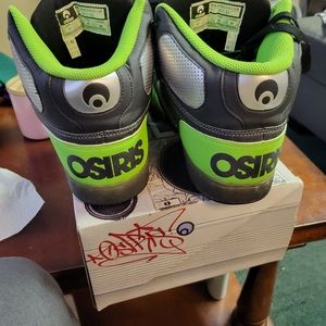 Lime green, black ans silver